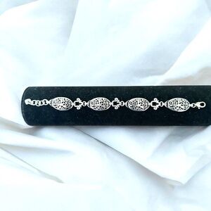 Brighton Silver Song Bird Linked Bracelet (Retired)